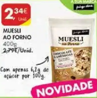 Pingo Doce Muesli ao Forno 400g promoção