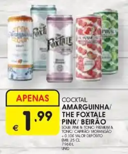 Meu Super Cocktail amarguinha/ the foxtale pink/beirão promoção