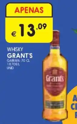 Meu Super Whisky grant's promoção