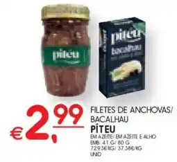 Meu Super Filetes de anchovas/ bacalhau píteu promoção