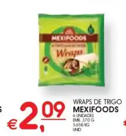Meu Super Wraps de trigo mexifoods promoção