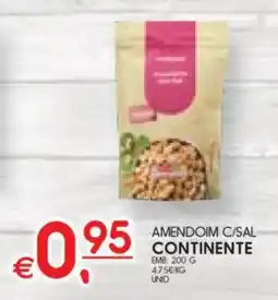 Meu Super Amendoim c/sal continente promoção