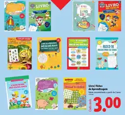 Lidl Livro/ Fichas de Aprendizagem promoção