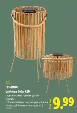 Lidl LIVARNO Lanterna Solar LED promoção