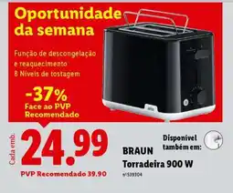 Lidl BRAUN Torradeira 900 W promoção