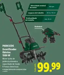 Lidl PARKSIDE Escarificador Elétrico 1500 W promoção