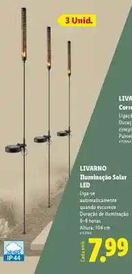 Lidl LIVARNO Iluminação Solar LED promoção