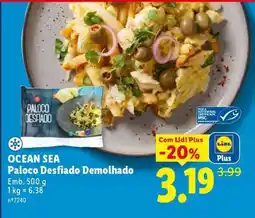 Lidl OCEAN SEA Paloco Desfiado Demolhado promoção