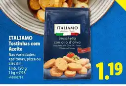 Lidl ITALIAMO Tostinhas com Azeite promoção