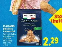 Lidl ITALIAMO Biscoitos Cantuccini promoção