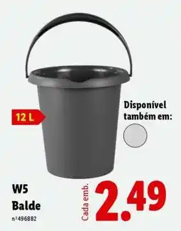 Lidl W5 Balde promoção