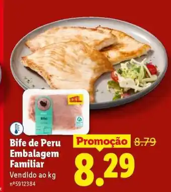 Lidl Bife de Peru Embalagem Familiar promoção
