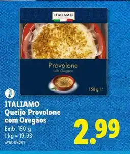 Lidl ITALIAMO Queijo Provolone com Oregãos promoção