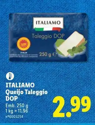 Lidl ITALIAMO Queijo Taleggio DOP promoção