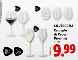 Lidl SILVERCREST Conjunto de Copos Premium promoção