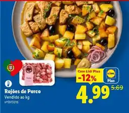 Lidl ROJÕES DE PORCO promoção