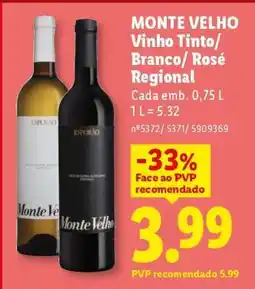 Lidl MONTE VELHO promoção