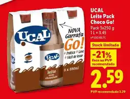 Lidl UCAL Leite Pack Choco Go! promoção