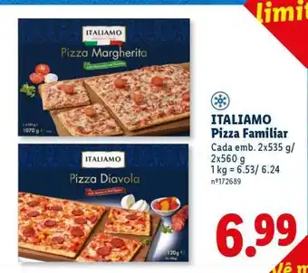Lidl ITALIAMO Pizza Familiar promoção