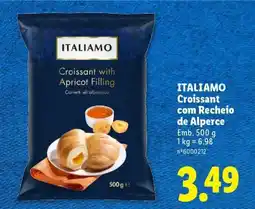Lidl ITALIAMO Croissant com Recheio de Alperce promoção
