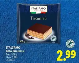 Lidl ITALIAMO Bolo Tiramisù promoção