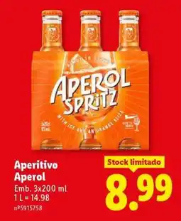 Lidl Aperitivo Aperol promoção