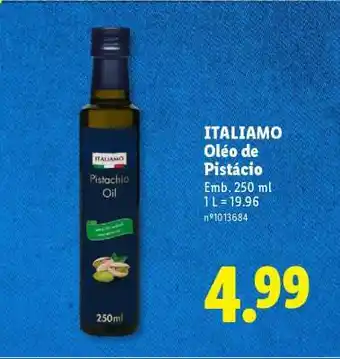 Lidl ITALIAMO Oléo de Pistácio promoção