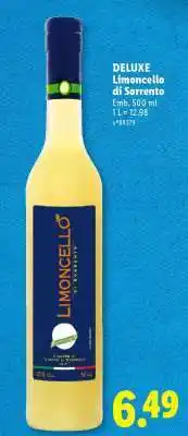 Lidl DELUXE Limoncello di Sorrento promoção