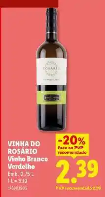 Lidl VINHA DO ROSÁRIO promoção