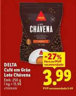 Lidl DELTA Café em Grão Lote Chávena promoção