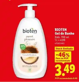 Lidl Bioten Gel de Banho promoção
