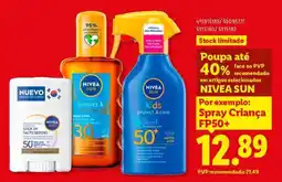 Lidl Spray Criança FP50+ promoção