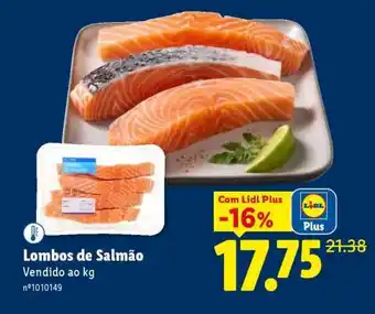 Lidl Lombos de Salmão promoção