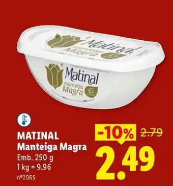 Lidl MATINAL promoção