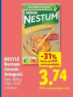 Lidl NESTLÉ Nestum Cereais Integrais promoção