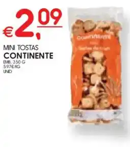 Meu Super Mini tostas continente promoção