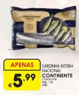 Meu Super Sardinha inteira nacional continente promoção