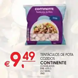 Meu Super Tentaculos de pota cozidos continente promoção