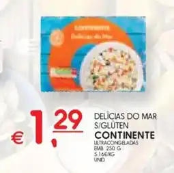 Meu Super Delícias do mar s/gluten continente promoção