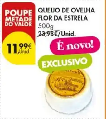 Pingo Doce Queijo de ovelha flor da estrela promoção