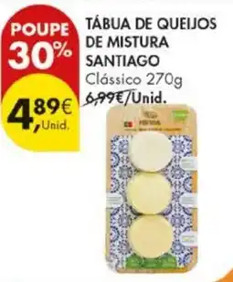 Pingo Doce Tábua de queijos de mistura santiago promoção