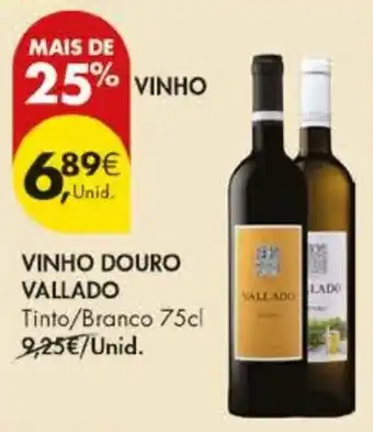 Pingo Doce Vinho douro vallado promoção