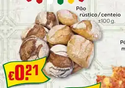 Bolama Pão rústico/centeio promoção