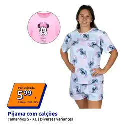 Action Pijama com calções promoção