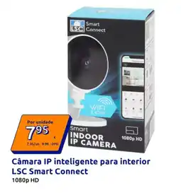 Action Câmara IP inteligente para interior LSC Smart Connect 1080p HD promoção