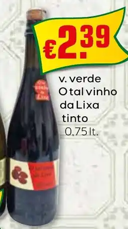 Bolama v. verde Otal vinho da Lixa tinto promoção