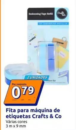 Action Fita para máquina de etiquetas Crafts & Co promoção