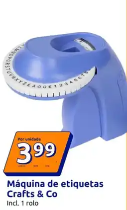 Action Máquina de etiquetas Crafts & Co promoção