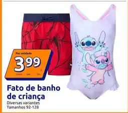 Action Fato de banho de criança promoção