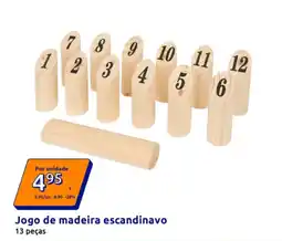 Action Jogo de madeira escandinavo promoção